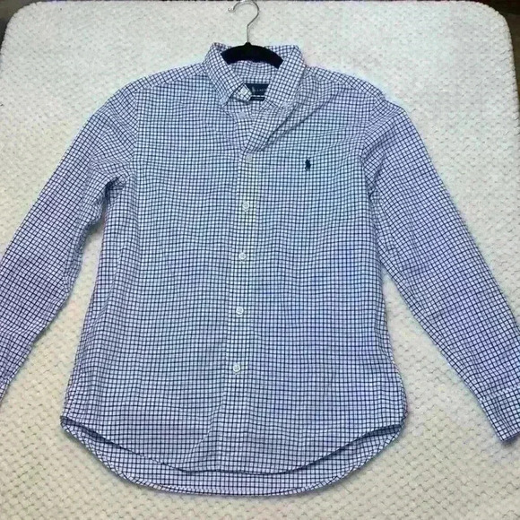 Ralph Lauren Other - Blue Ralph Lauren dress shirt boys sz L wedding guest church dress shirt dressy